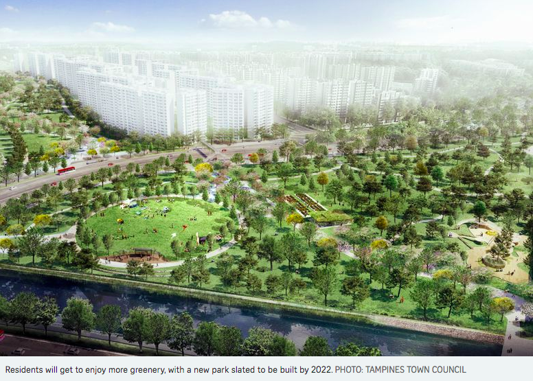tampines town council rolls out five-year masterplan for eco-friendly town 1